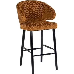 Tabouret de bar Indigo doré élégant Or