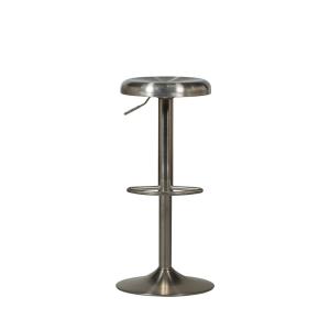 Tabouret de bar intérieur/extérieur en métal H81cm - Chrome…