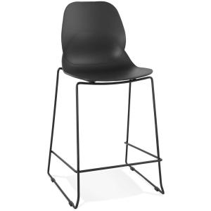 Tabouret de bar Polymère Noir H. assise 65 cm