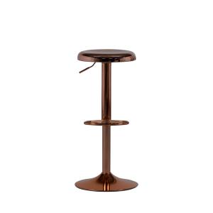 Tabouret de bar réglable en métal H61-81cm - Cuivre