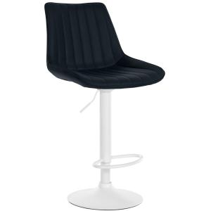 Tabouret de bar similicuir ajustable pivotant pvc et synthe…