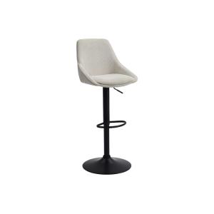 Tabouret de bar velours crème