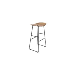 Tabouret de comptoir en bois marron