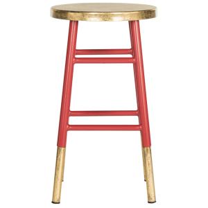 Tabouret de comptoir en fer or