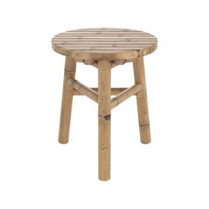 Tabouret de jardin en bambou H38 cm