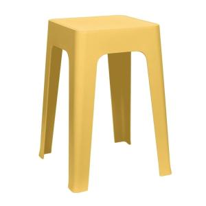 Tabouret empilable coloris jaune