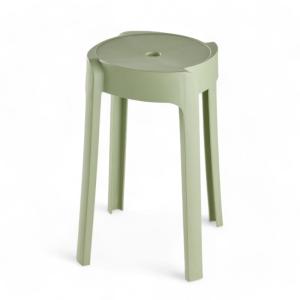 Tabouret empilable plastique  30x45cm Vert
