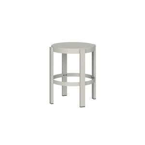 Tabouret en acier robuste, gris