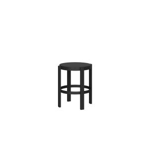 Tabouret en acier robuste, noir