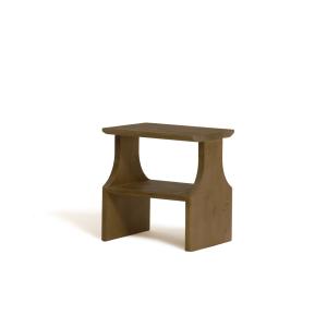 Tabouret en bois massif couleur brun