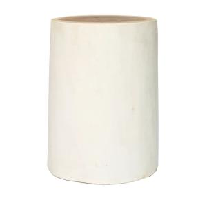 Tabouret en bois naturel blanc