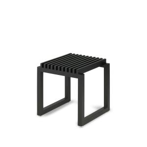 Tabouret en bois noir
