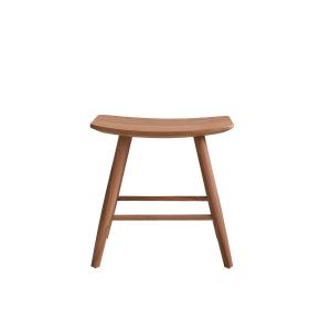 Tabouret en teck massif 45 cm