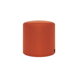 Tabouret rond en laine, grand, terracotta