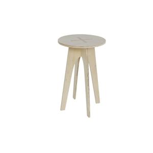 Tabouret rond  TU Beige