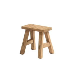 Tabouret rustique en bois 20 cm