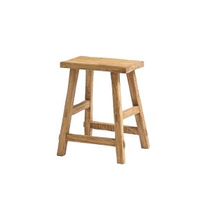 Tabouret rustique en bois 40 cm