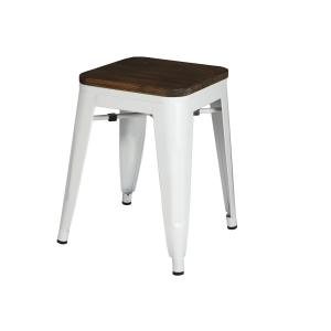 Tabouret vintage blanc