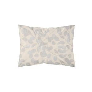 Taie d’oreiller 100% coton 300 fils gris 50x80 cm