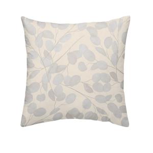 Taie d’oreiller 100% coton 300 fils gris 65x65 cm