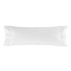 Taie d'oreiller 100% Coton Blanc 45x110 cm