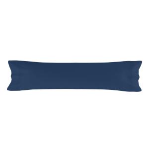 Taie d'oreiller 100% Coton Bleu marine 45x155 cm