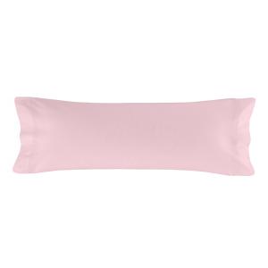 Taie d'oreiller 100% Coton Rose pâle 45x110 cm