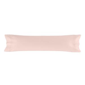 Taie d'oreiller 100% Coton Rose pâle 45x155 cm