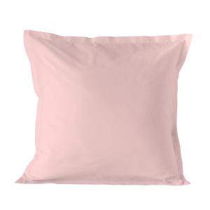 Taie d'oreiller 100% Coton Rose pâle 80x80 cm