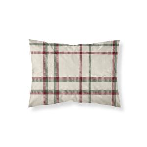 Taie d’oreiller 100 % polyester beige 80x80 cm