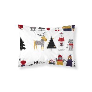 Taie d’oreiller 100 % polyester multicolore 65x65 cm
