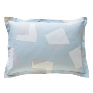 Taie d'oreiller 50x70 en coton gris