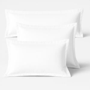 Taie d'oreiller 60x60 cm - Coton coloris blanc