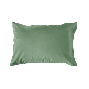 Taie d'oreiller 75% coton 25% lin 50 x 70 cm vert amande
