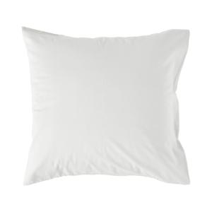 Taie d'oreiller 75% coton 25% lin 65 x 65 cm blanc