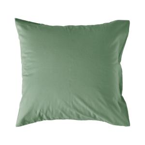Taie d'oreiller 75% coton 25% lin 65 x 65 cm vert amande