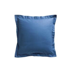 Taie d'oreiller coton bleu foncé 65x65 cm