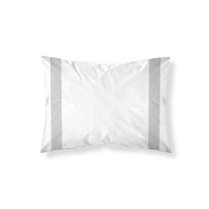 Taie d’oreiller en coton 100 % 200 fils argent 65x65 cm