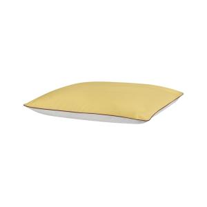 Taie d'oreiller en coton 80x40 cm, jaune