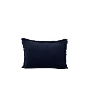 Taie d'oreiller en coton bleu 30x40 cm
