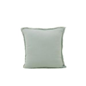 Taie d'oreiller en coton vert 40x40 cm