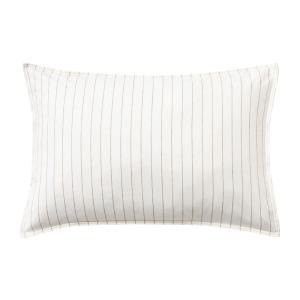 Taie d'oreiller en flanelle de coton écru 50 x 75 cm