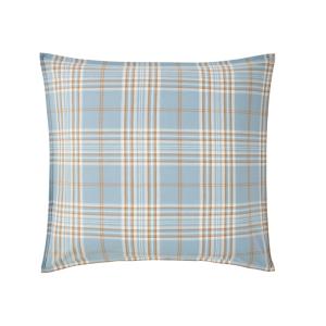 Taie d'oreiller en flanelle de coton multicolore 65 x 65 cm