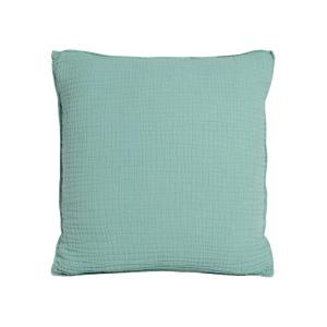 Taie d'oreiller en gaze de coton 65x65cm Vert Givré