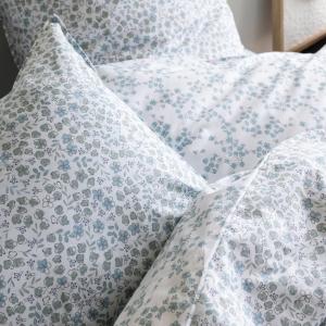 Taie d'oreiller en percale de coton 50x70cm Céladon