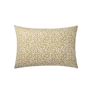 Taie d'oreiller en percale de coton vert 50x70