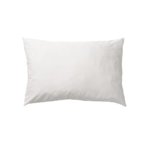 Taie d'oreiller en popeline 300 fils blanc 65x65 cm