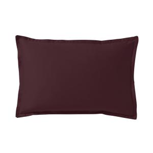 Taie d'oreiller en satin de coton violet 31x42