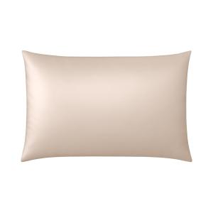 Taie d’oreiller en soie anti frisotti et anti-âge beige 50x…