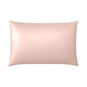 Taie d’oreiller en soie anti frisotti et anti-âge rose 50x7…